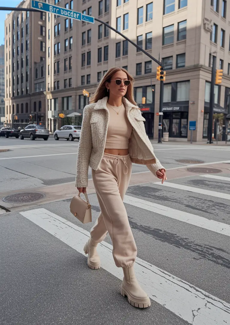 casual fall outfits 2025 women over 30 Creamy Neutrals with a Monochrome Twist