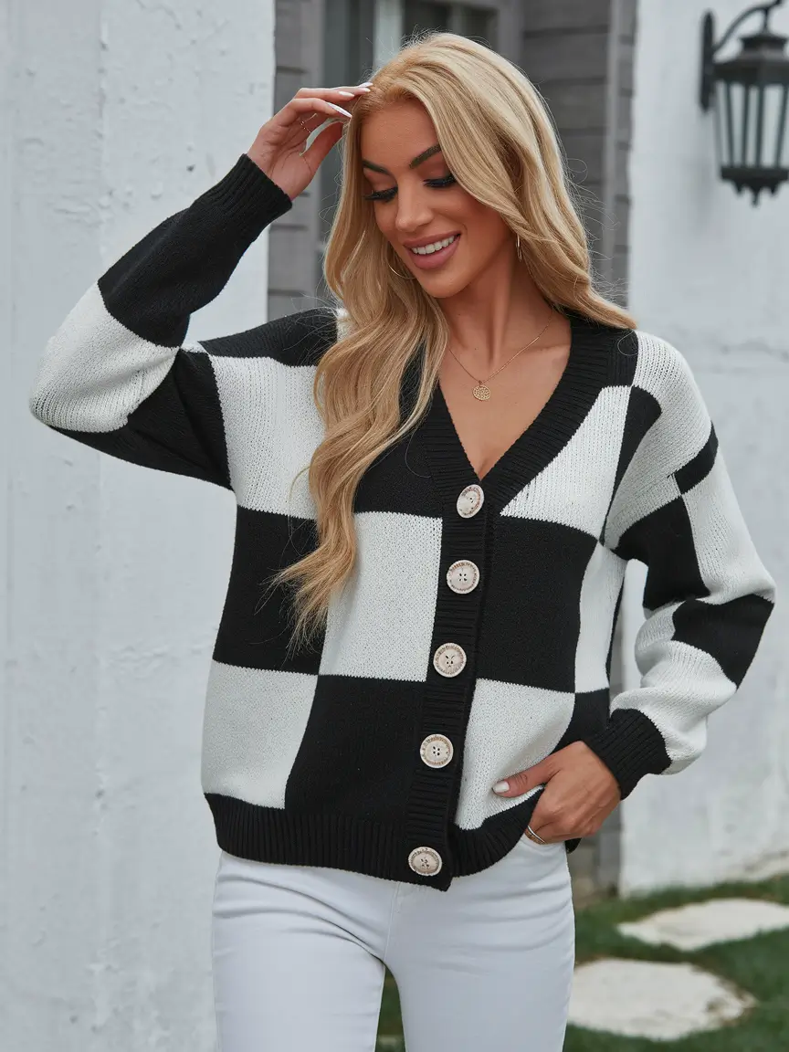 casual-fall-outfits-for-women-over-30-Checkmate-Cozy-Style