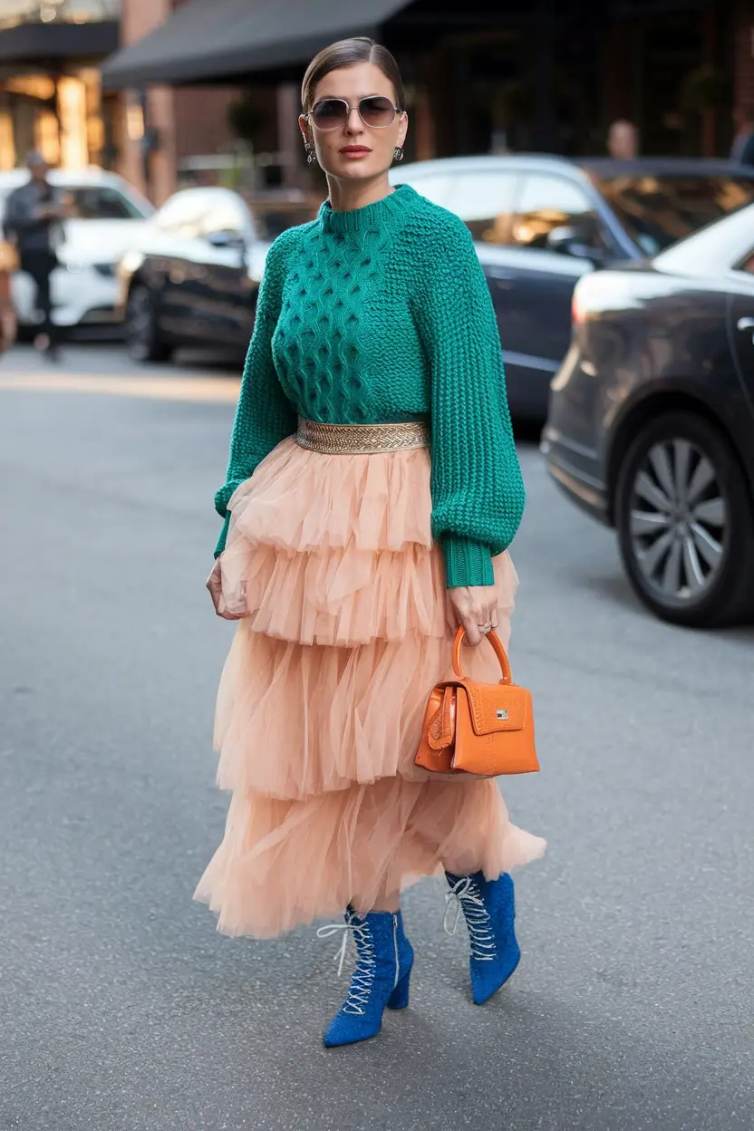 fall skirt outfits midi cute classy