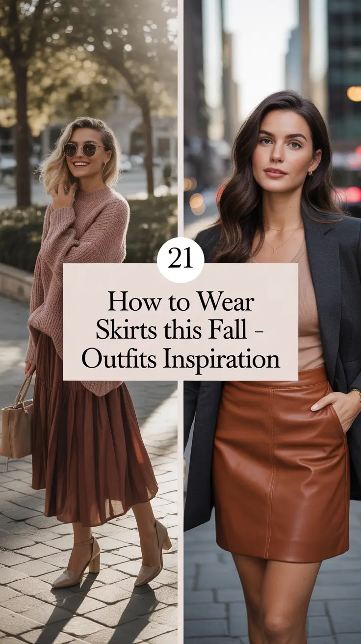 How to Wear Skirts This Fall – 2025 Outfits Inspiration for Every Style Mood