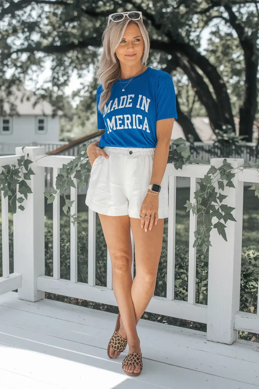 july outfits ideas Stars, Simplicity, and Summer Confidence
