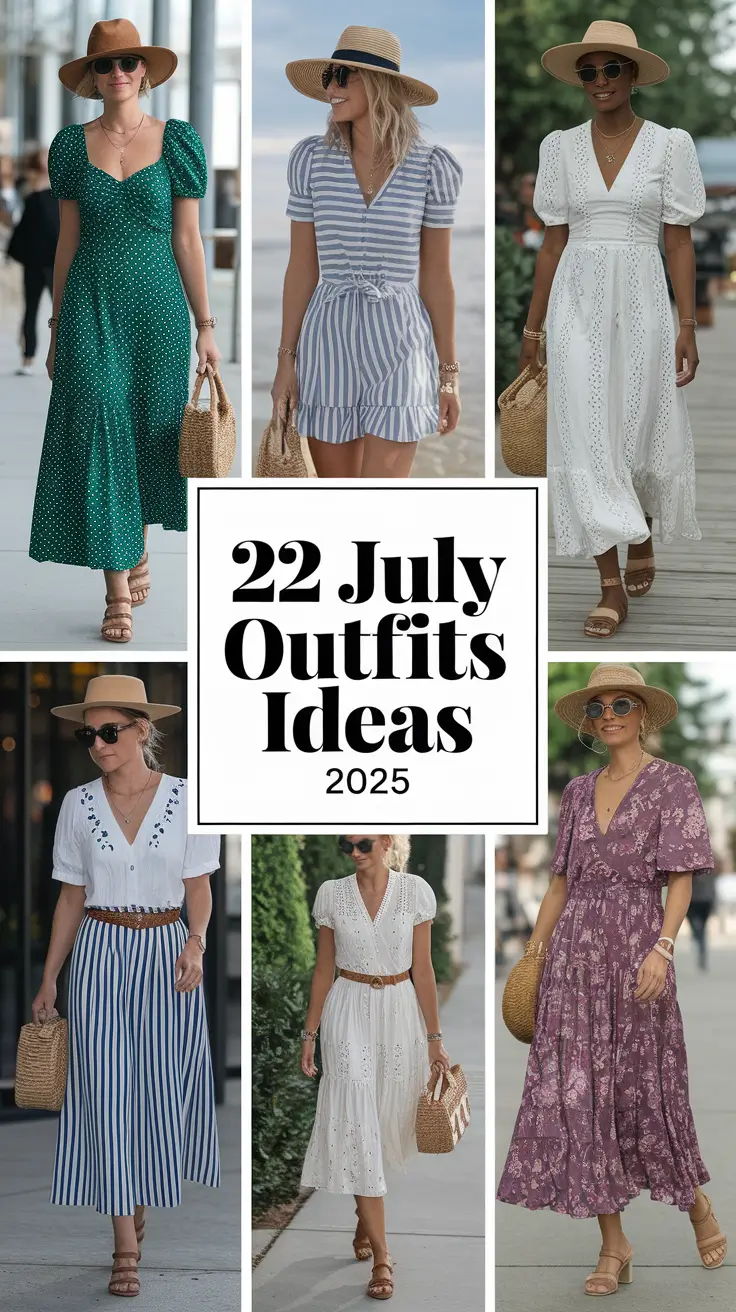 July Outfits Ideas 2025: Festive Looks for Every Type of Fourth of July Celebration