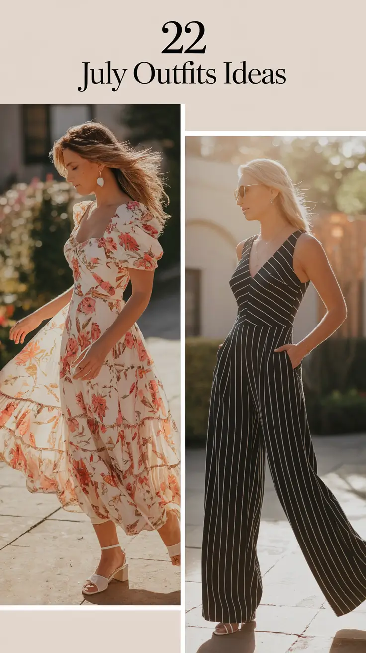 July Outfits Ideas 2025: Festive Looks for Every Type of Fourth of July Celebration