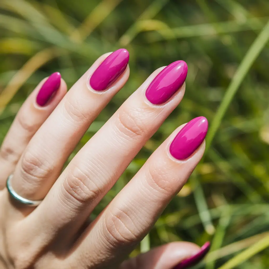 oval nail inspo summer</p> <h2>Fuchsia Fields Forever</h2> <p>