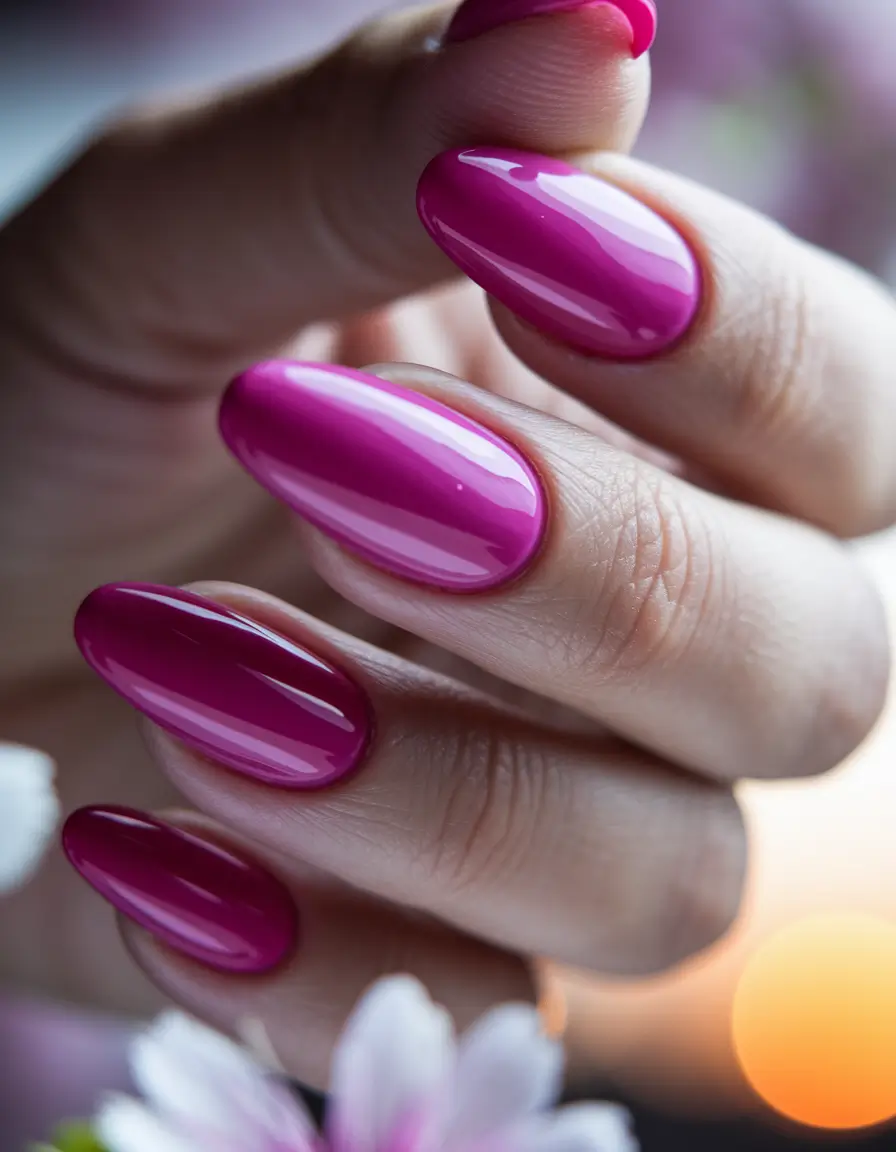 oval nail inspo summer</p> <h2>Raspberry Shine for Flirty Days</h2> <p>