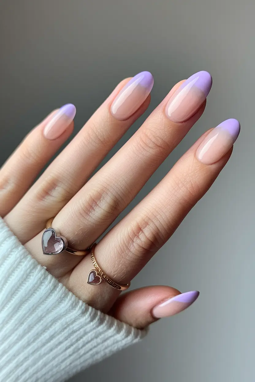 oval nail inspo summer</p> <h2>Lavender Dusk French Fade</h2> <p>