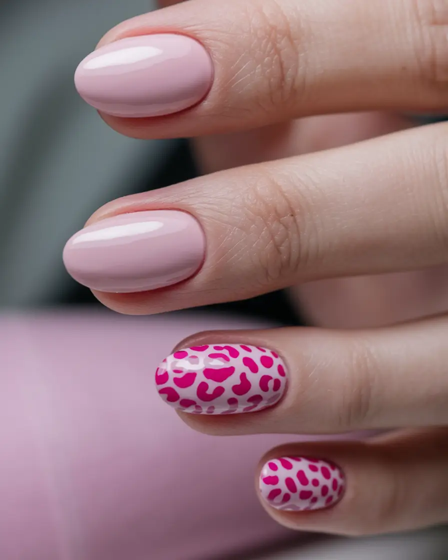 oval nail inspo summer</p> <h2>Pink Leopard Pop</h2> <p>