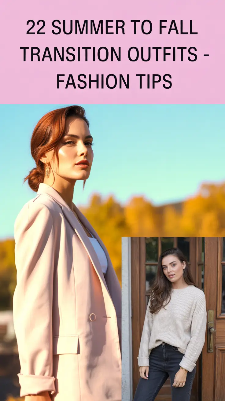 Summer to Fall Transition Outfits – Fashion Tips 2025 That Are Actually Wearable