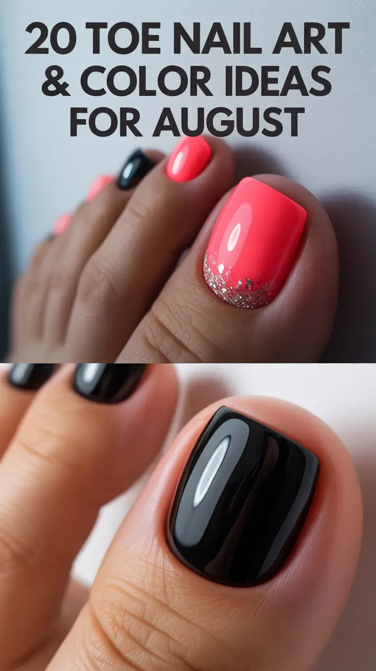 Toe Nail Art & Color Ideas for August 2025 That Are Trending Now