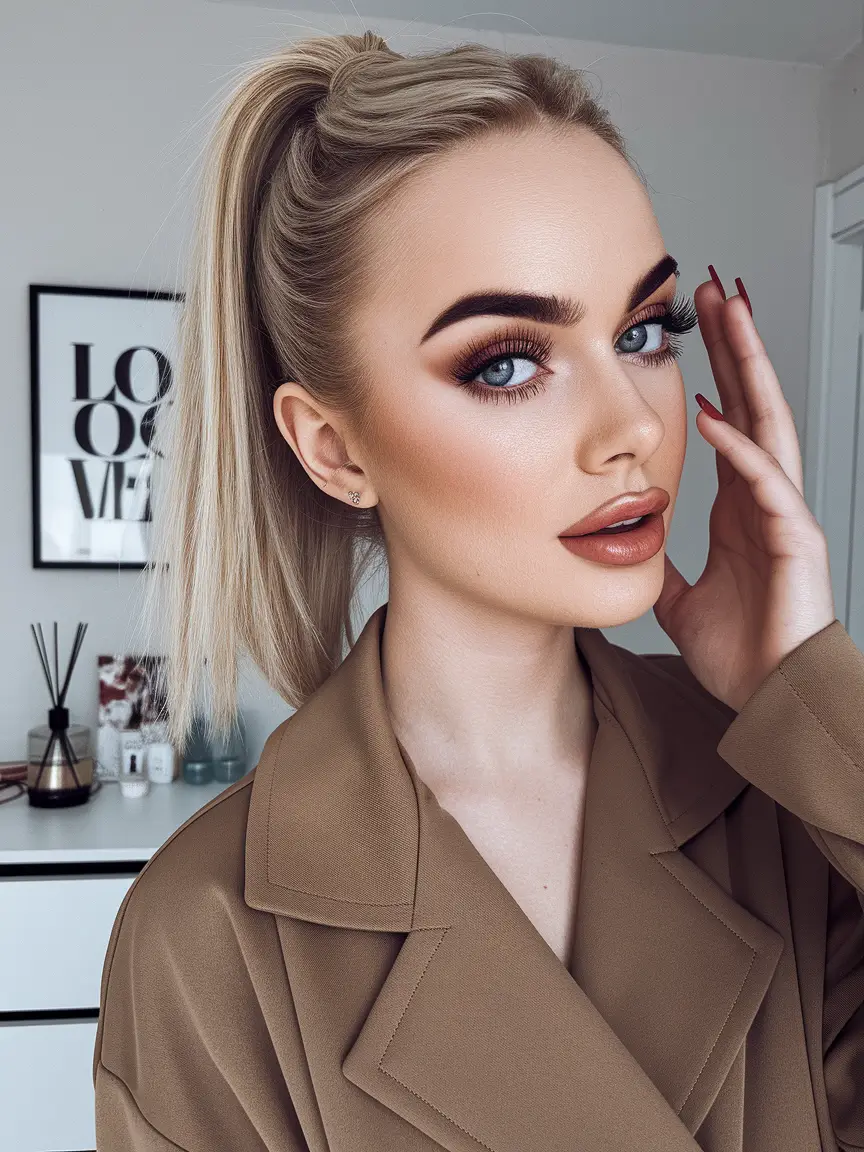 end of summer hairstyles ponytail