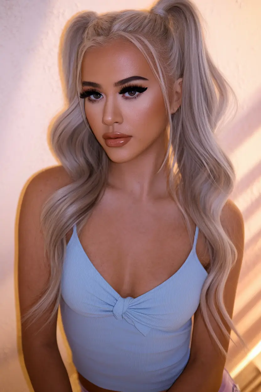 end of summer hairstyles ponytail updos