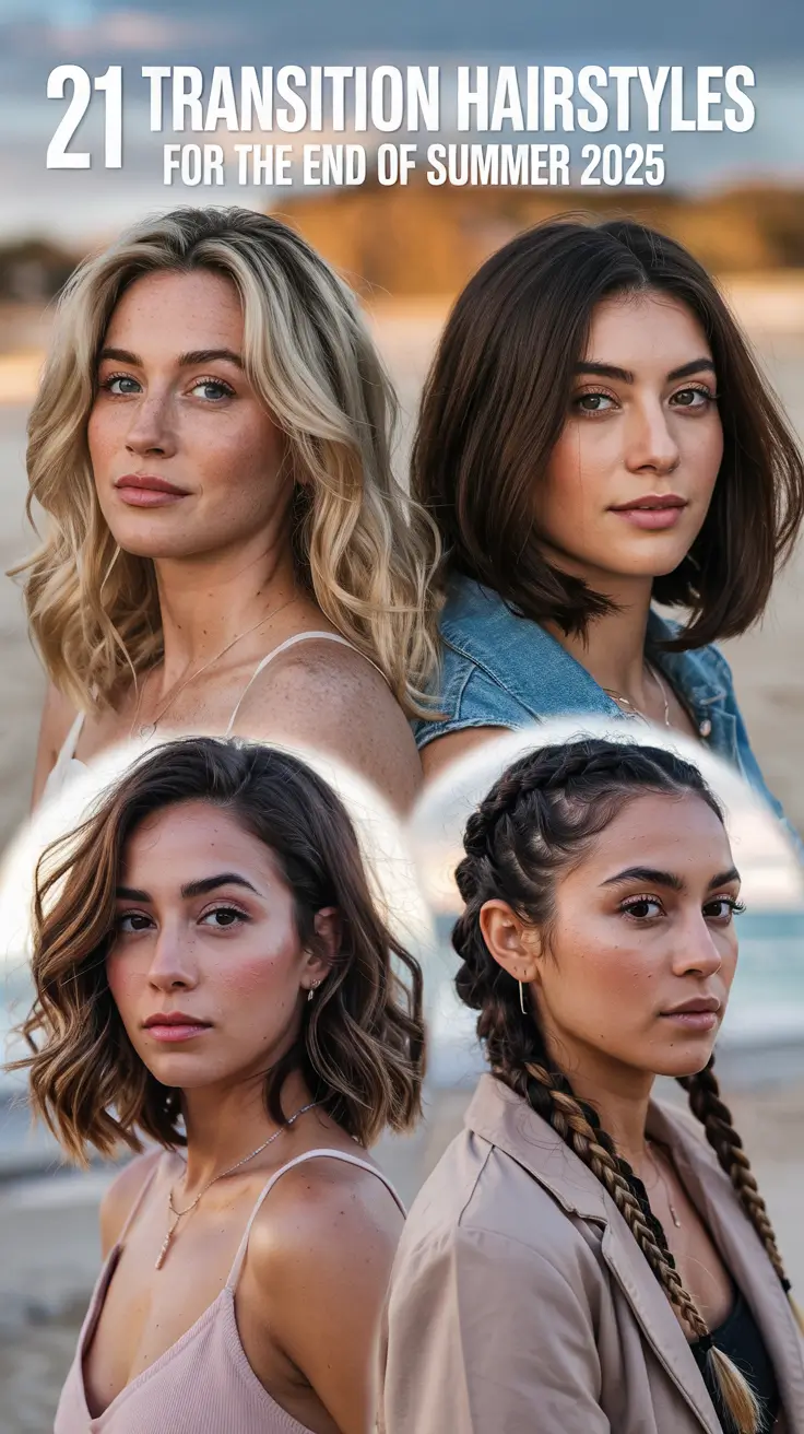 Transition Hairstyles for the End of Summer 2025: Easy & Stylish Looks You’ll Love
