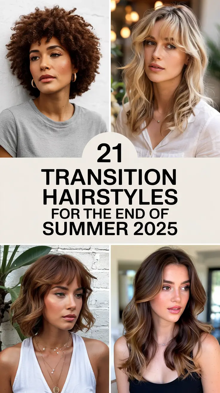 Transition Hairstyles for the End of Summer 2025: Easy & Stylish Looks You’ll Love