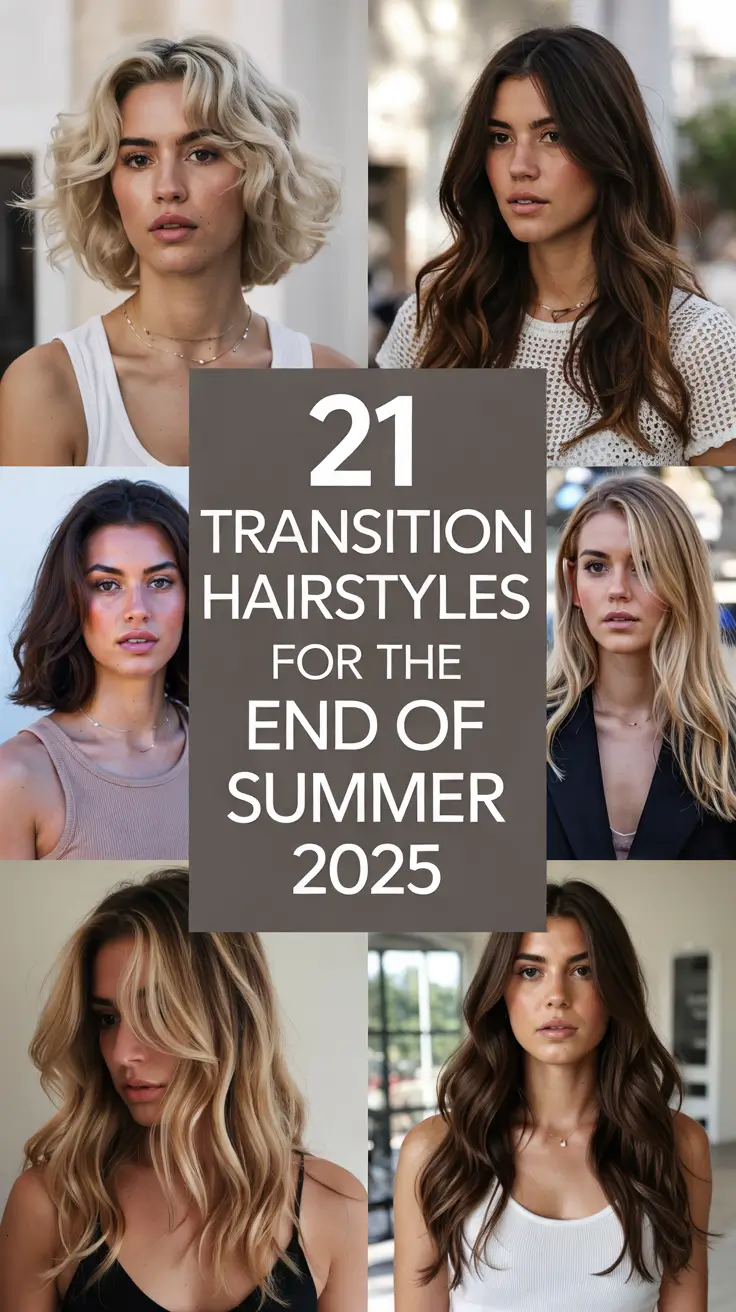 Transition Hairstyles for the End of Summer 2025: Easy & Stylish Looks You’ll Love