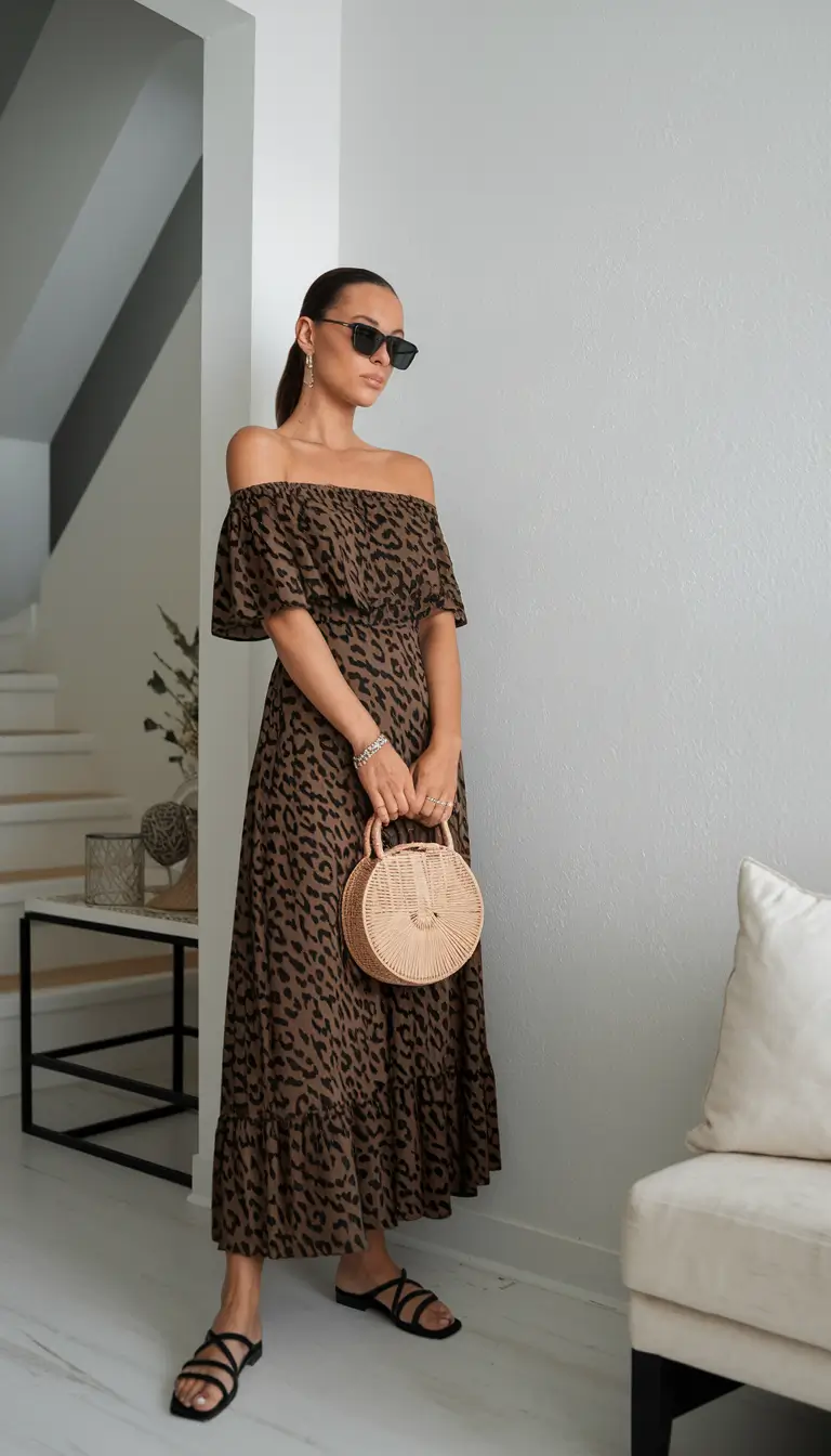 august outfits Leopard Dress That Speaks for Itself