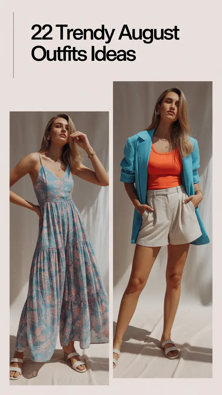 Trendy August Outfits Ideas In 2025 That Will Redefine Summer Aesthetic