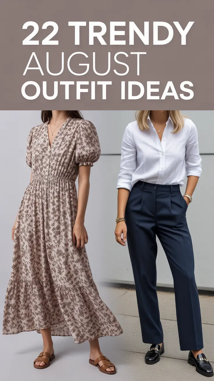 Trendy August Outfits Ideas In 2025 That Will Redefine Summer Aesthetic