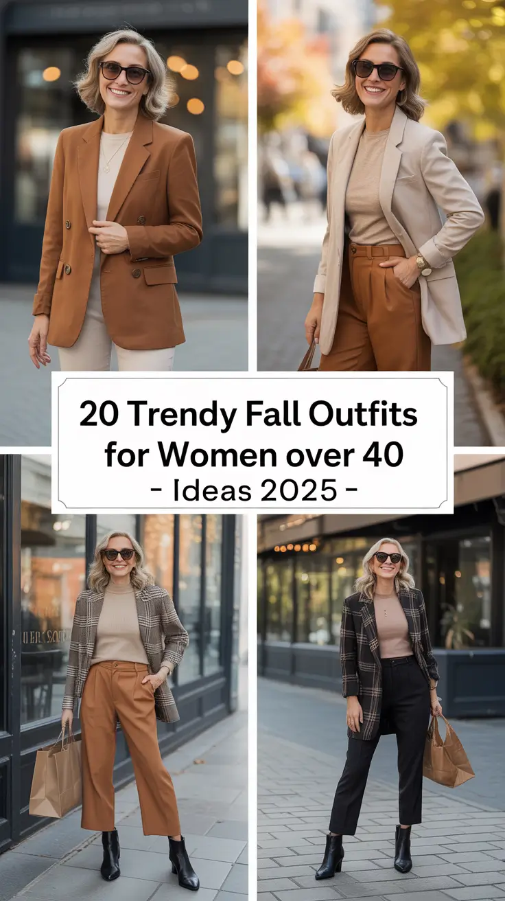 Trendy Fall Outfits for Women Over 40 – Classy & Stylish Looks for 2025
