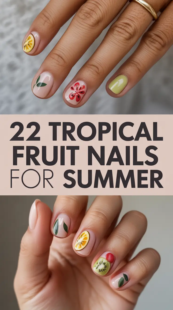 Tropical Fruit Nails for Summer 2025: Fresh Art & Bold Design Ideas
