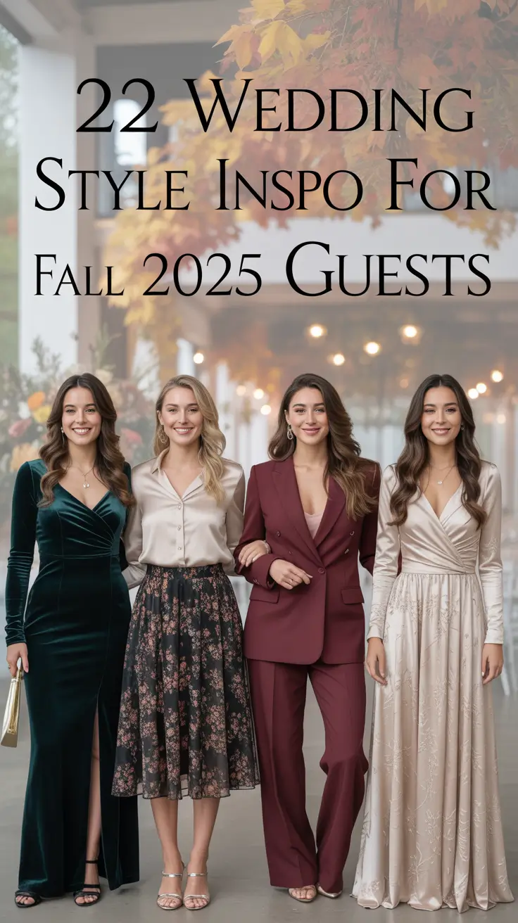 Wedding Style Inspo for Fall 2025 Guests: Elegant, Casual & Black Tie Optional Looks