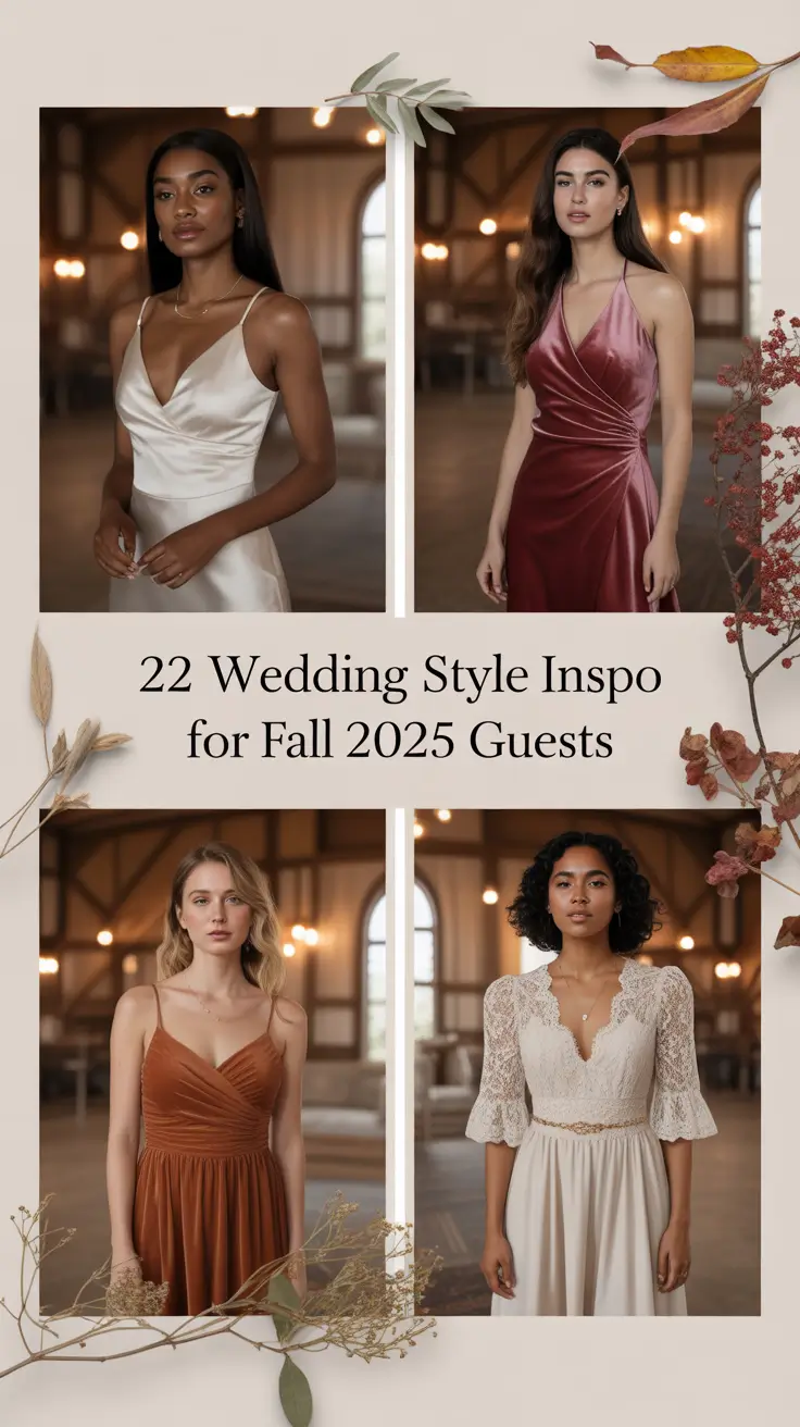 Wedding Style Inspo for Fall 2025 Guests: Elegant, Casual & Black Tie Optional Looks