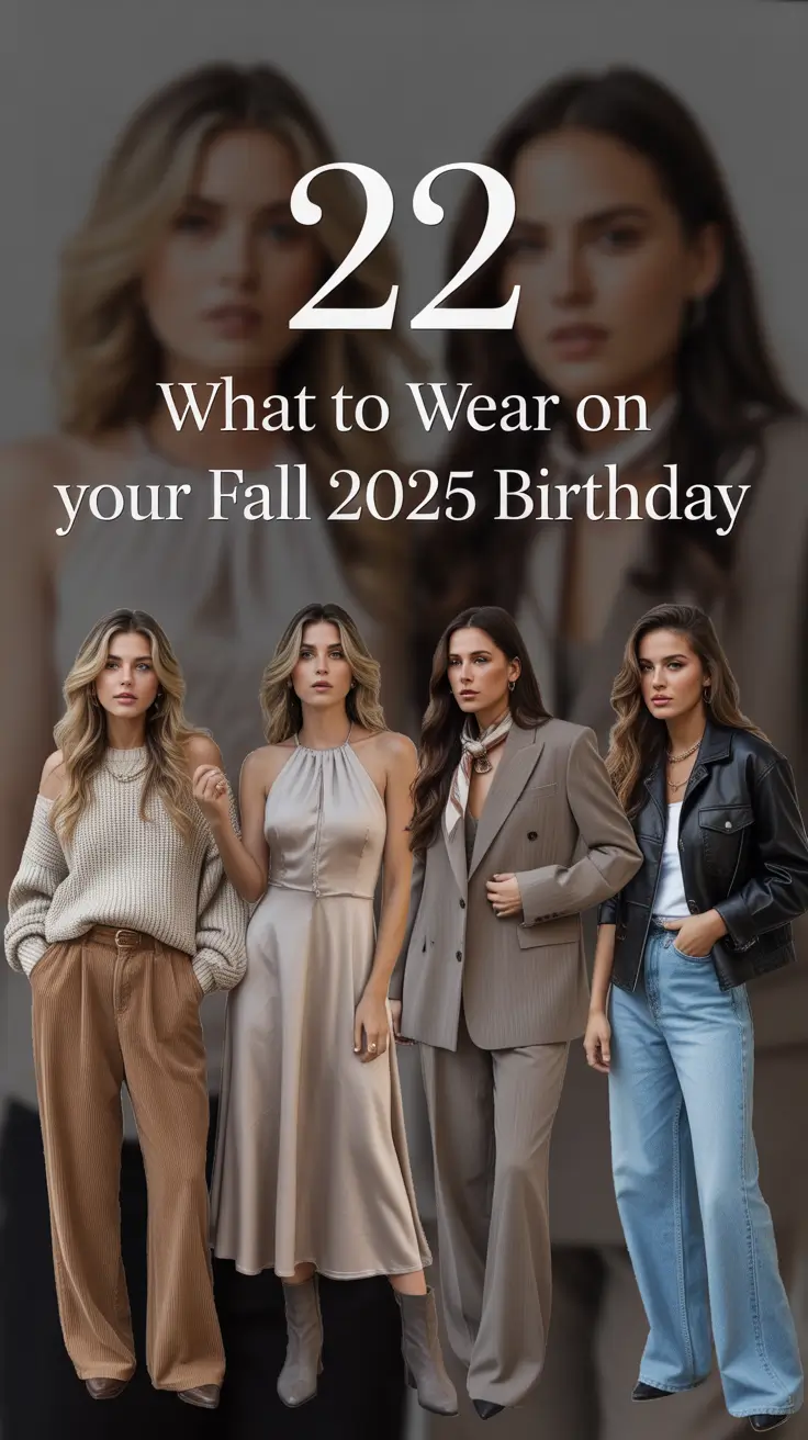 What to Wear on Your Fall 2025 Birthday: Cute & Classy Outfit Ideas for Women
