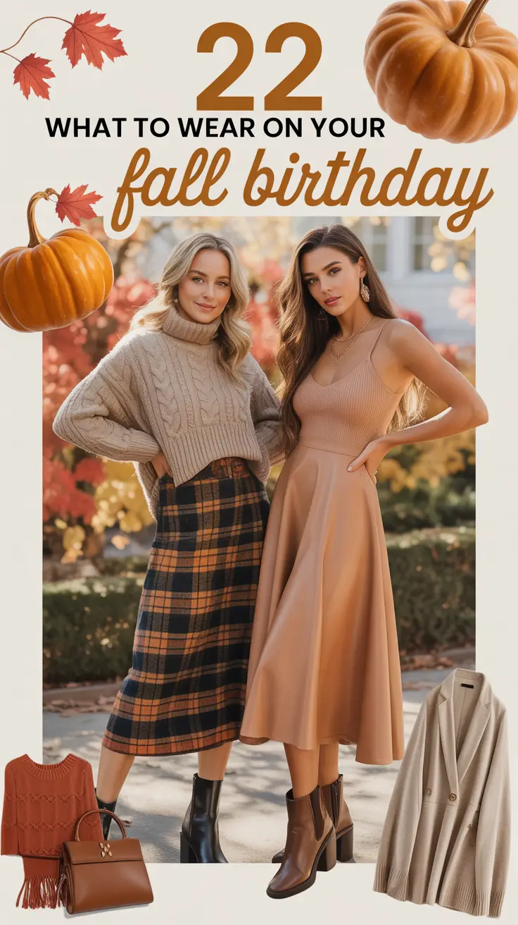 What to Wear on Your Fall 2025 Birthday: Cute & Classy Outfit Ideas for Women