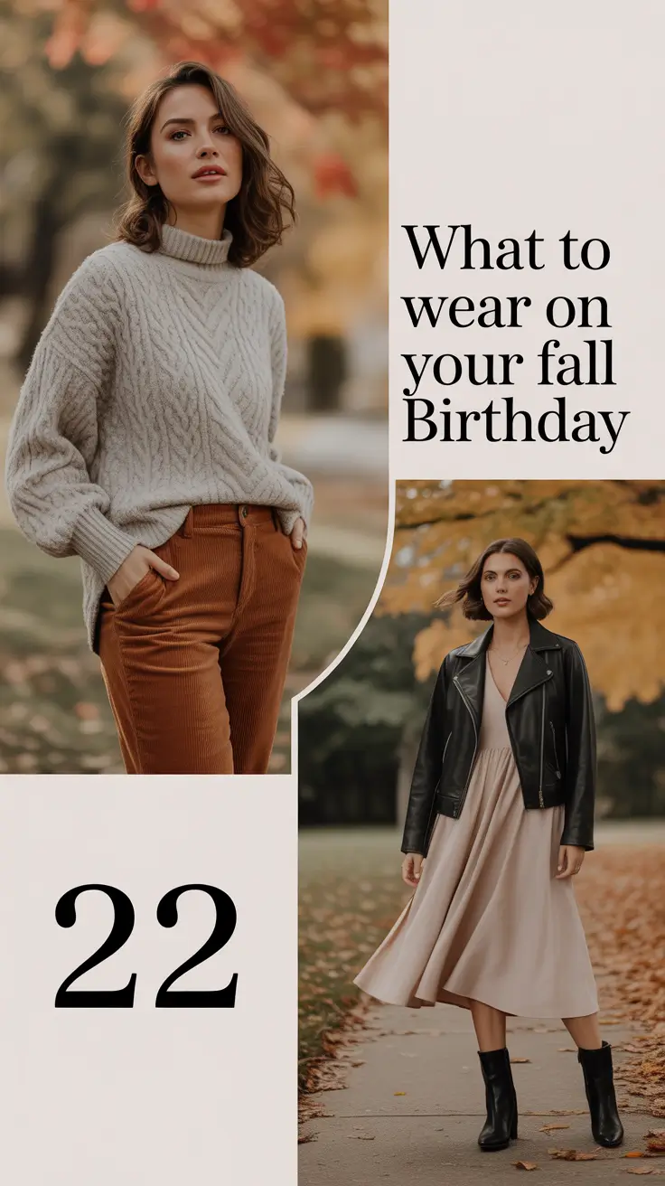 What to Wear on Your Fall 2025 Birthday: Cute & Classy Outfit Ideas for Women