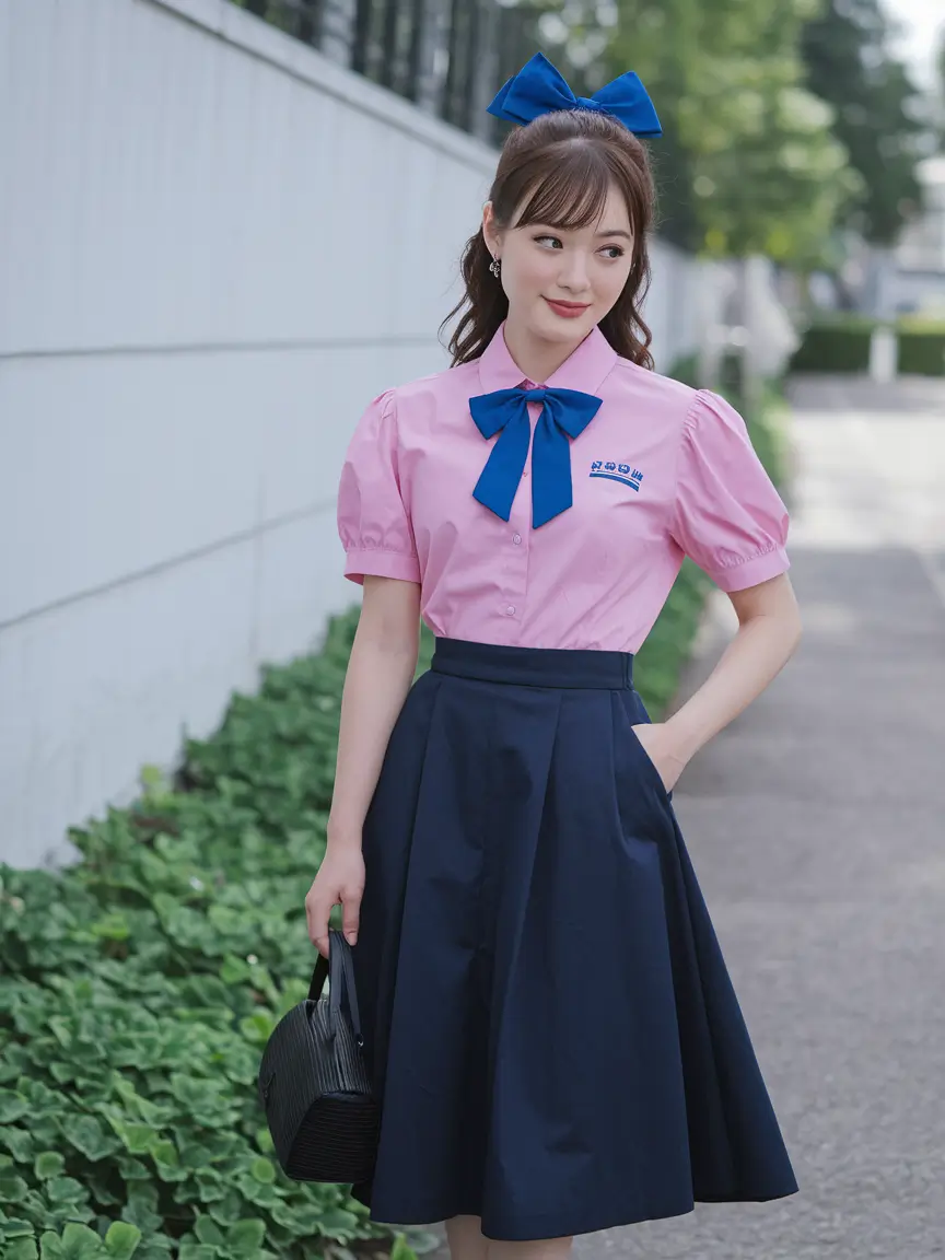 first day of school outfits uniform Bubblegum Academia for a Bold Start