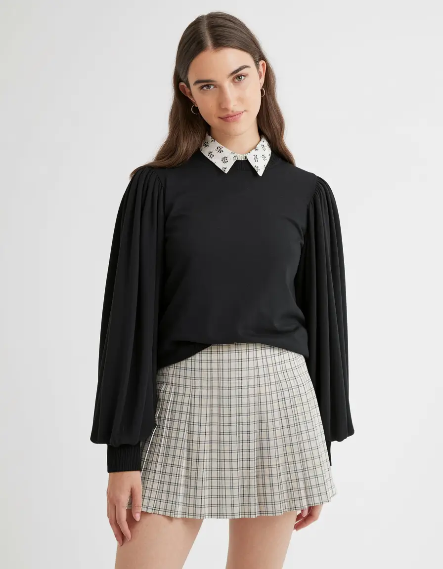 first day of school outfits elegant Schoolgirl Chic Meets Soft Statement