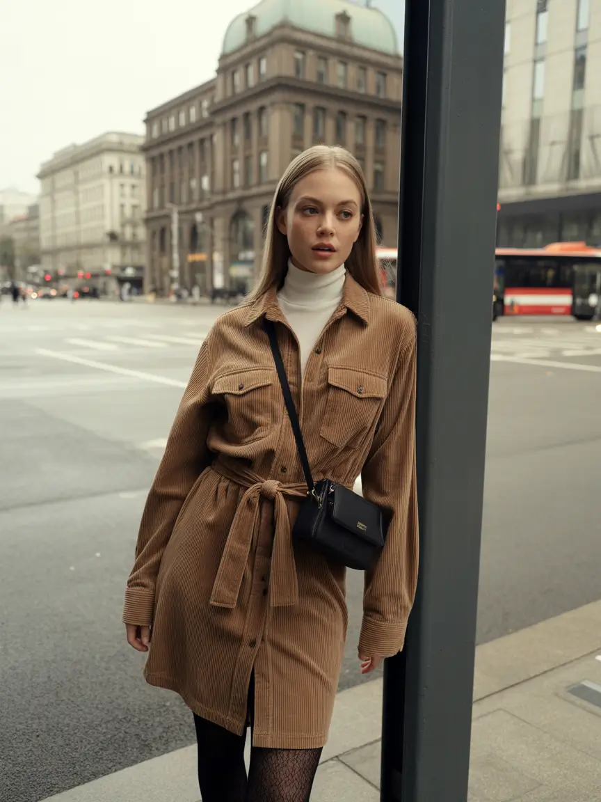 autumn outfits aesthetic classy Urban Corduroy Elegance