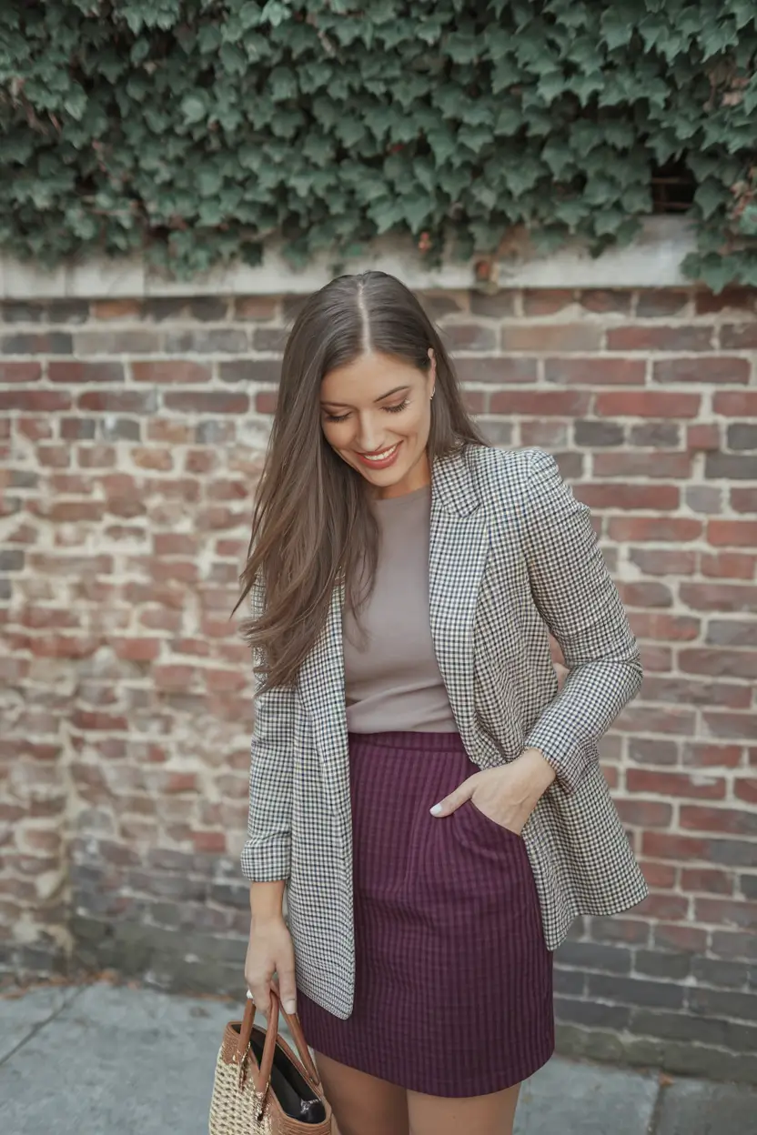 autumn outfits classy Retro Office Chic With a Twist