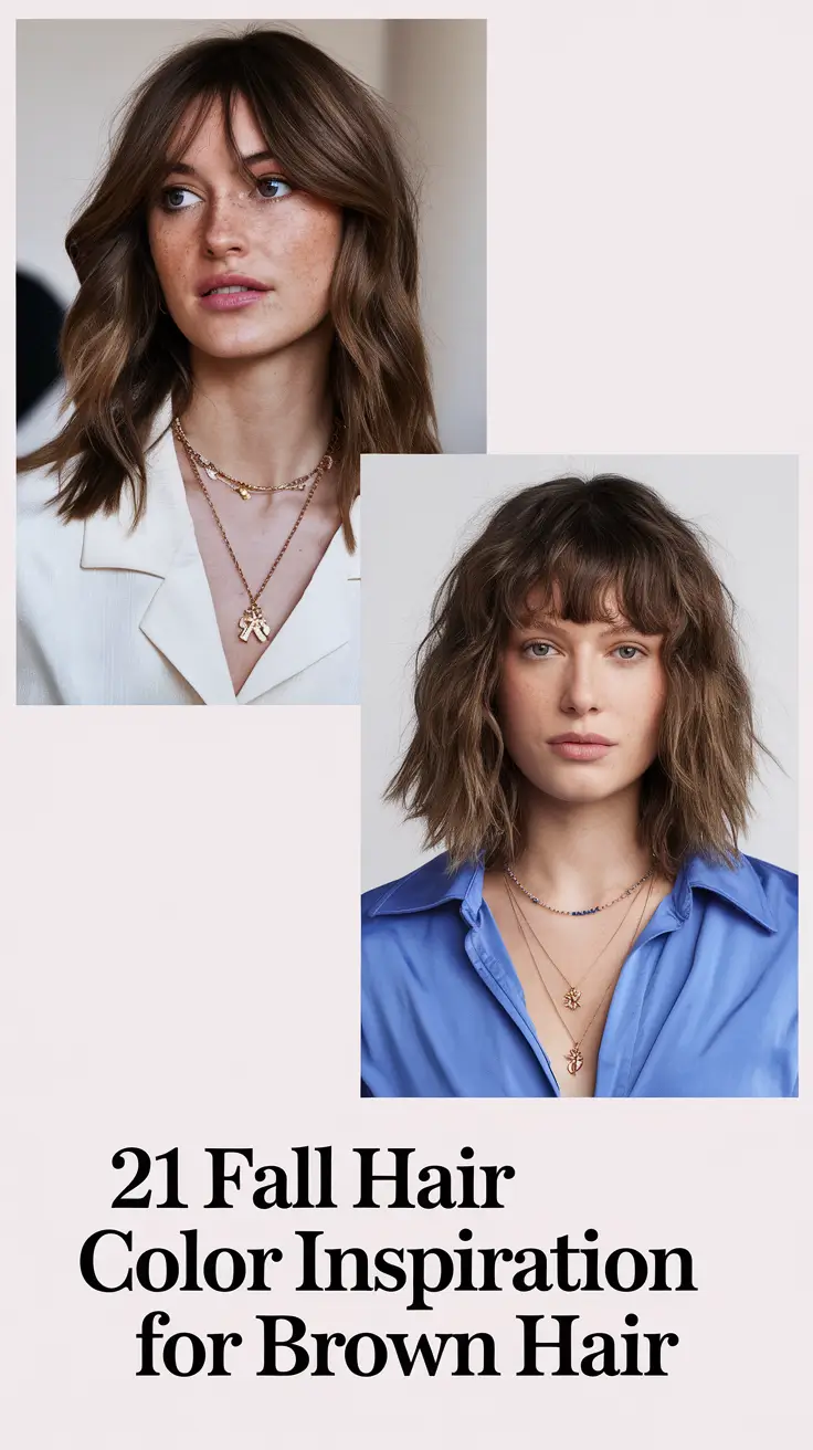 2025 Fall Hair Color Inspiration for Brown Hair: Best Balayage and Highlights Ideas for Brunettes