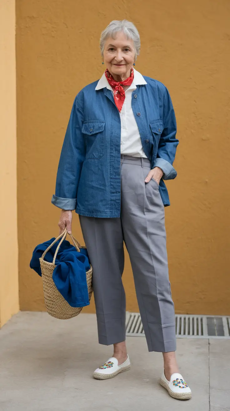 fall outfits for women over 60 casual winter Heritage Americana with a Twist