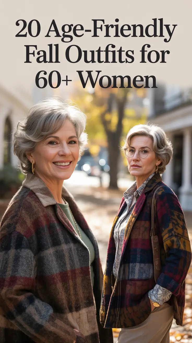 Age-Friendly Fall Outfits for 60+ Women in 2025 That Combine Style and Comfort