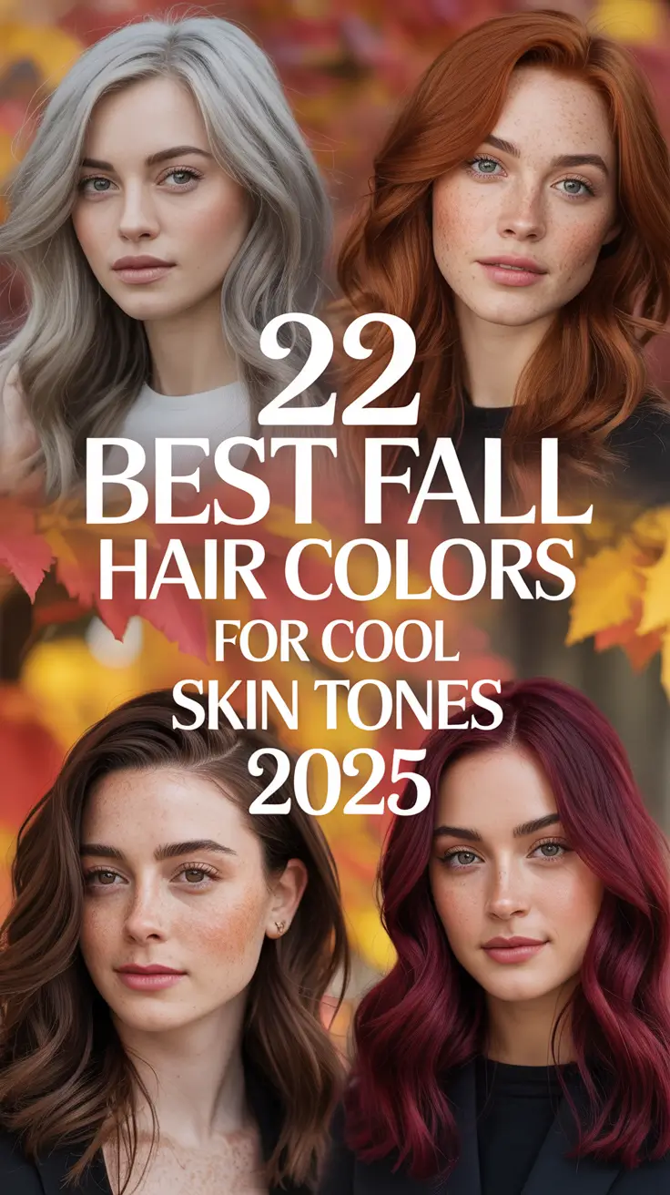 Best Fall Hair Colors for Cool Skin Tones 2025: Elegant Trends for Pale and Fair Beauties