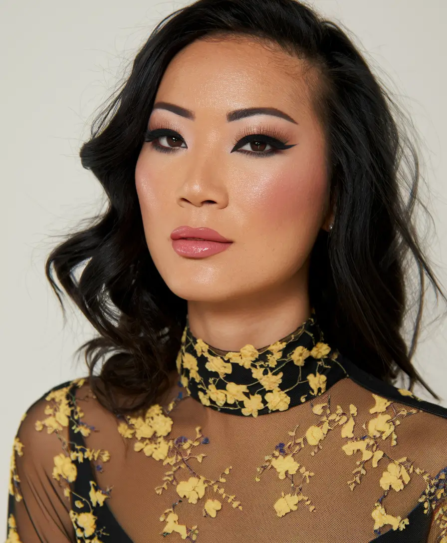 fall hair color for warm skin tone Glossy Espresso Layers
