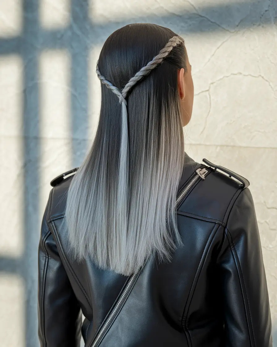 2025 straight hair Silver Ribbon Twist with Armor-Like Smoothness
