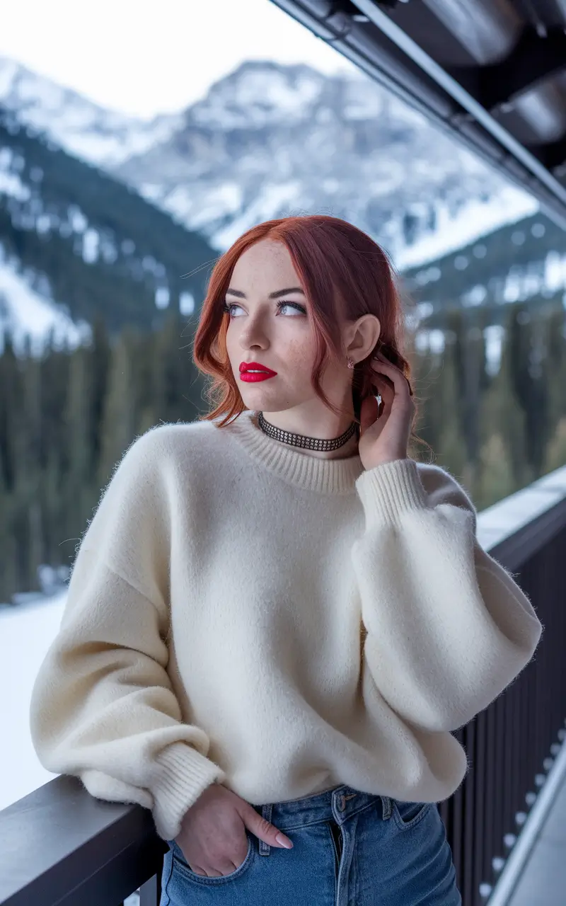 fall haircut and color Romantic Red and Timeless Layers