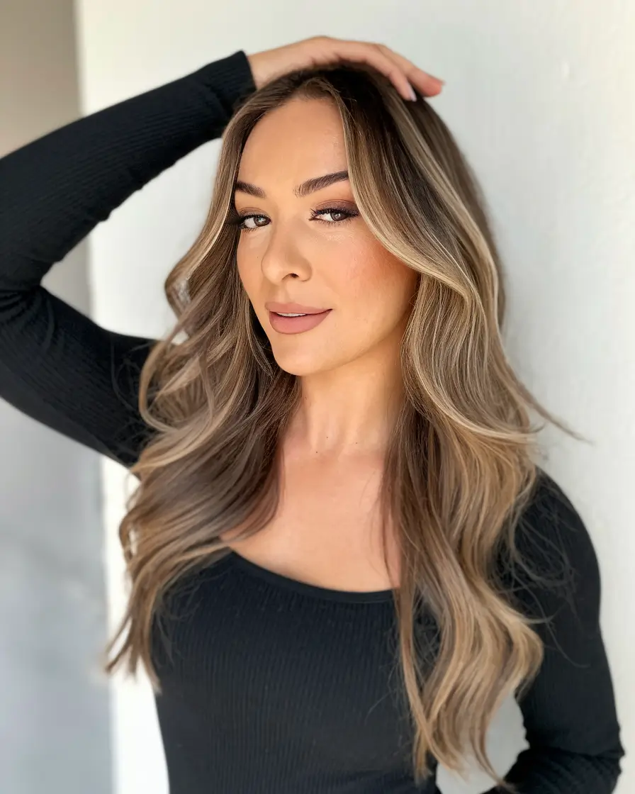 2025 long layers Face-Framing Layers for Long Blonde Ambition