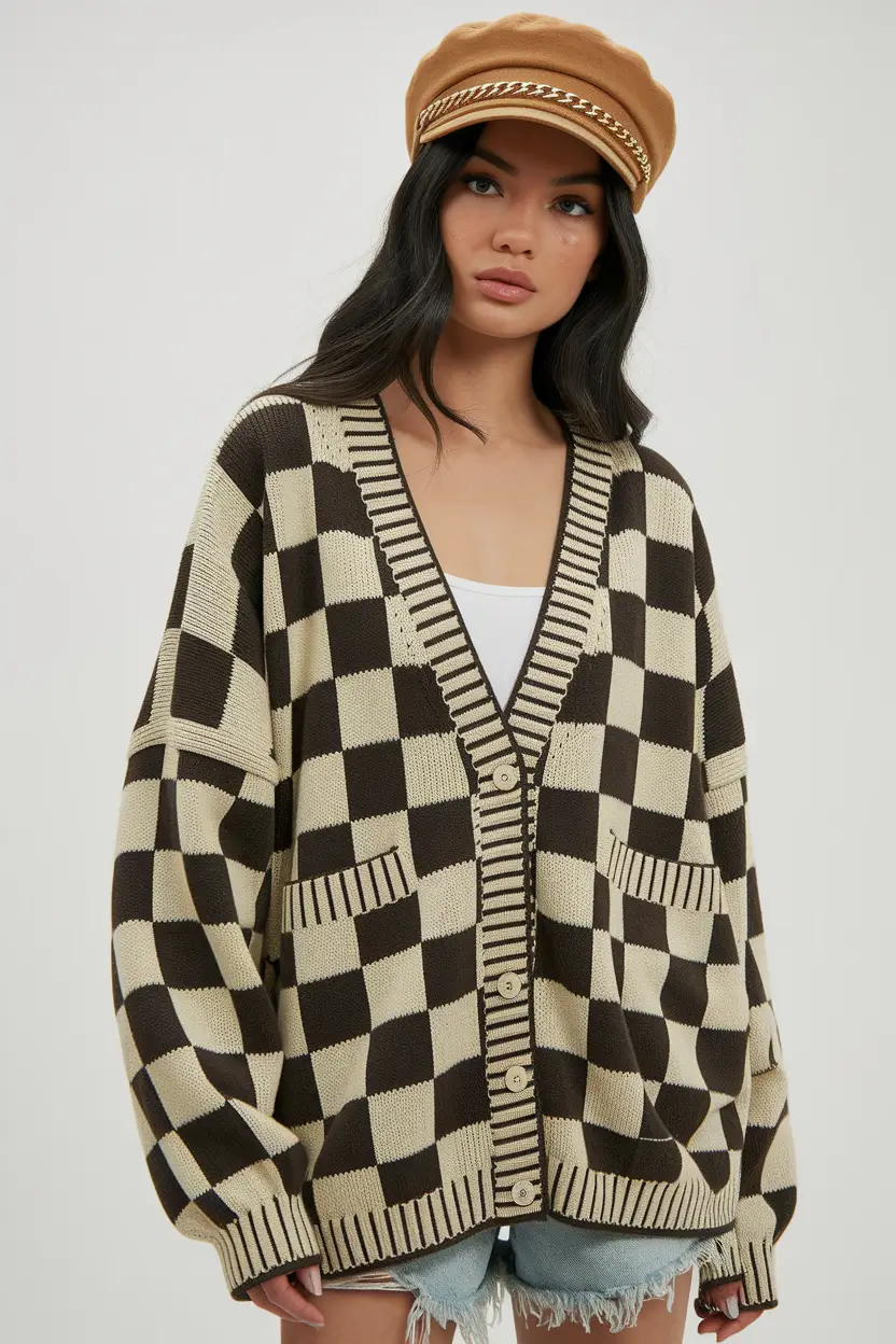 september outfits going out Bold Checks and Editorial Flavor