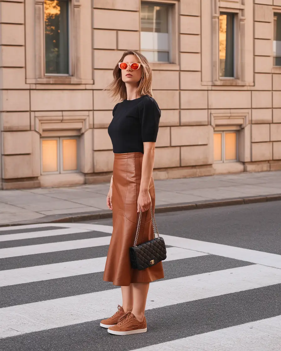 september outfits ideas Chic Streetwear with a Warm Fall Twist