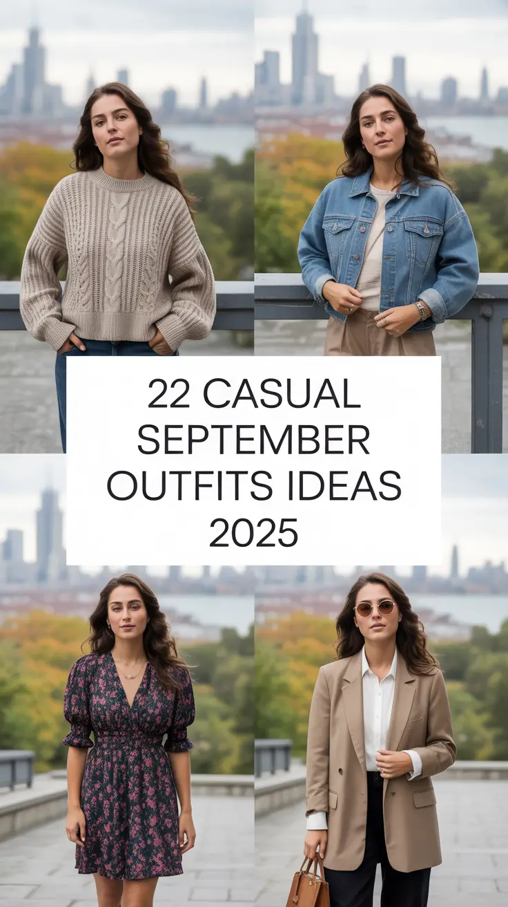 Casual September Outfits Ideas 2025: What to Wear in New York, London, or Lake Como