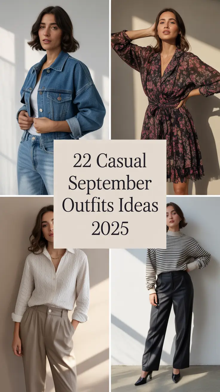 Casual September Outfits Ideas 2025: What to Wear in New York, London, or Lake Como