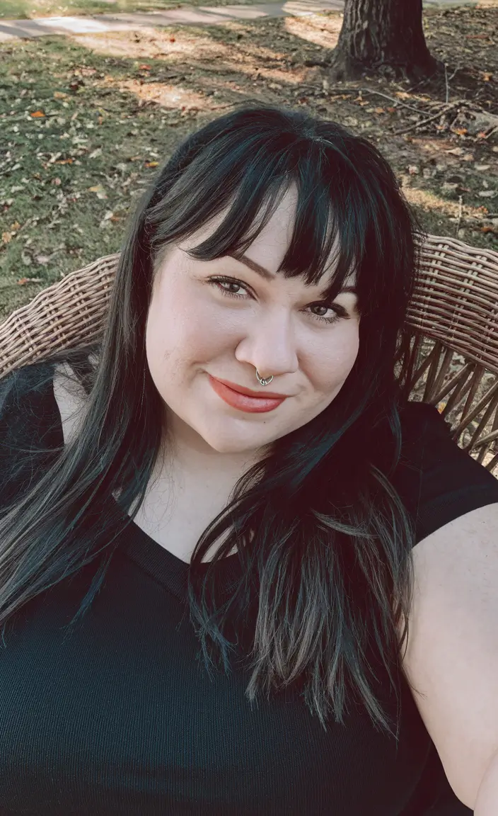 Fall haircut plus size women Long Shag With Fringe and Face-Framing Layers