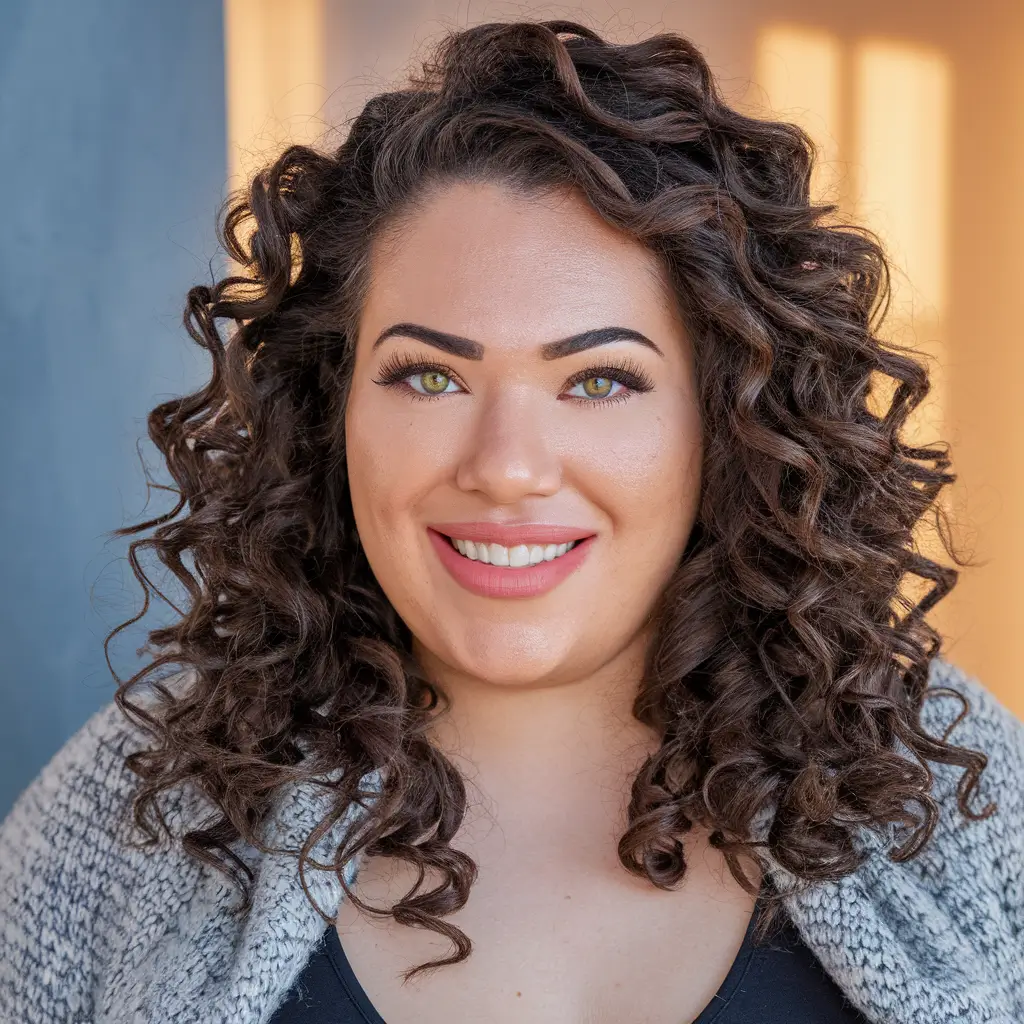 Fall haircut plus size women Defined Ringlets for Curly Queens