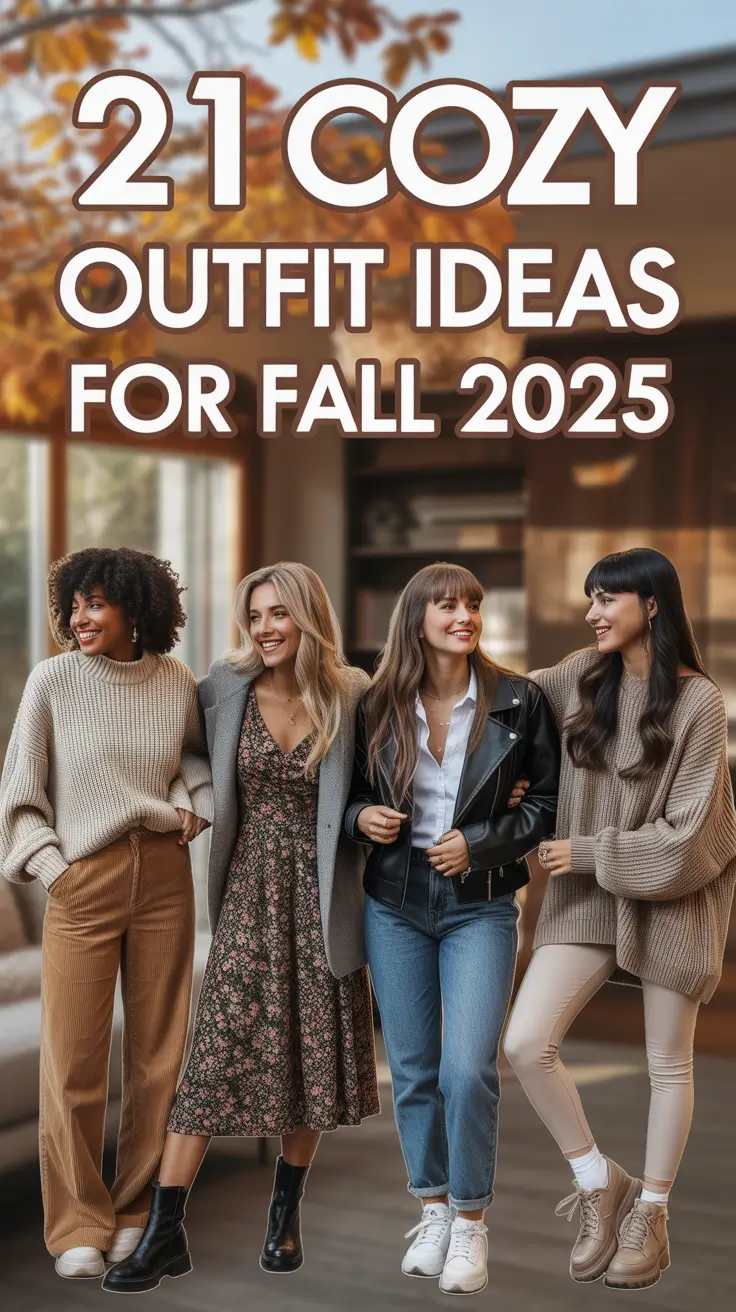 Cozy Outfits Ideas for Fall 2025 That Are Actually Comfy and Aesthetic