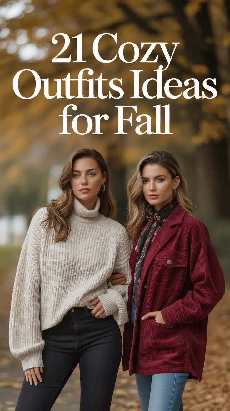 Cozy Outfits Ideas for Fall 2025 That Are Actually Comfy and Aesthetic