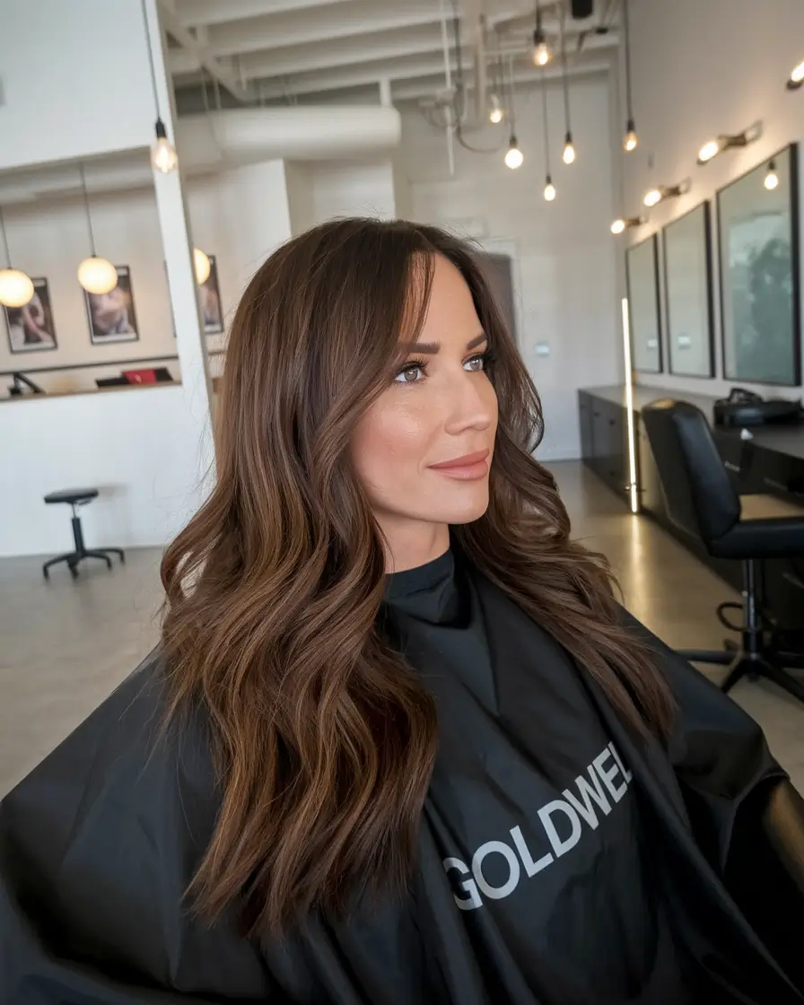 dark brown fall hair colors Cocoa Layers with Natural Gloss