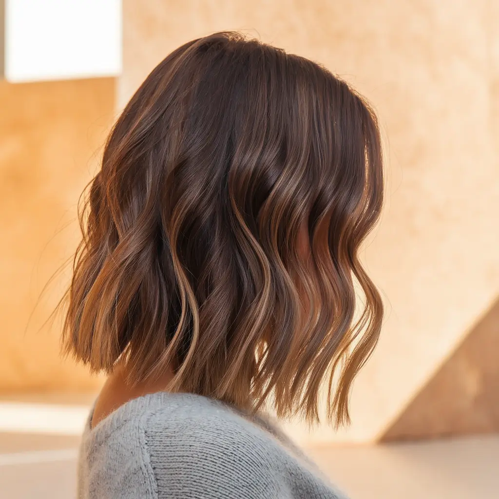 dark brown fall hair colors Cool-Toned Balayage for the Chic Minimalist